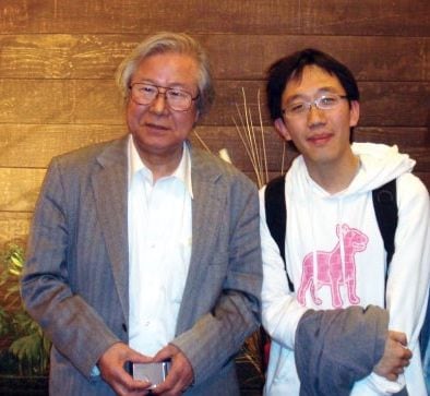 수학계의 전설 히로나카 헤이스케(왼쪽) 하버드대 명예교수와 함께한 허준이 교수. 히로나카 교수는 그를 수학으로 인도한 은사다.