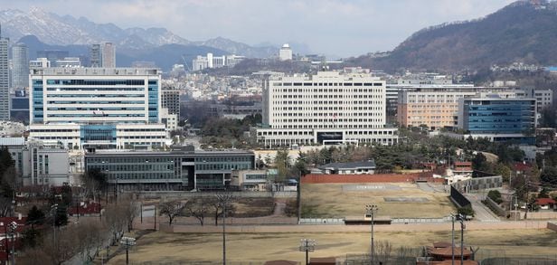 서울 용산구 국방부 청사(가운데)와 합동참모본부 청사. /뉴스1