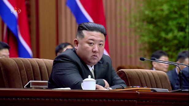지난달 26~27일 북한 평양 만수대의사당에서 열린 최고인민회의에 참석한 북한 김정은 국무위원장. /조선중앙TV