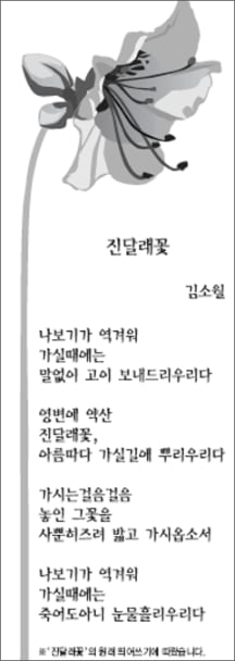 나보기가 역겨워 가실때에는… 나보기가 역겨워 가실때에는…