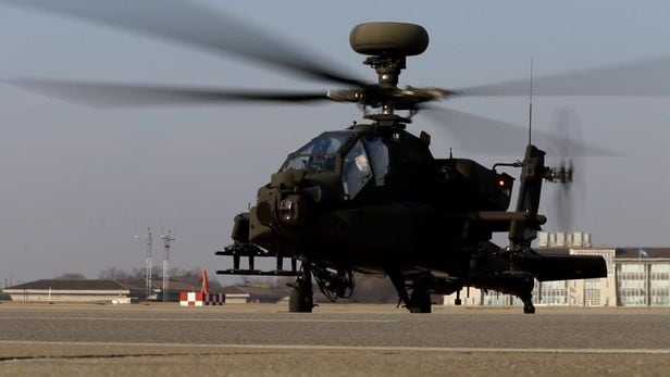 2022 ѹ̱ ġ Ϸ ֽ AH-64E 'ġ ' V6 Ⱑ ⵵  ķ  ̷ غϰ ִ. /ѹ̱ Ʃ  ĸó