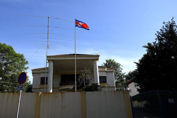 말레이시아 쿠알라룸프르 북한대사관 건물./AFP 연합뉴스
