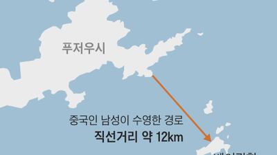 직선거리만 12㎞… 10시간 헤엄쳐 대만 향한 중국인, 왜? 