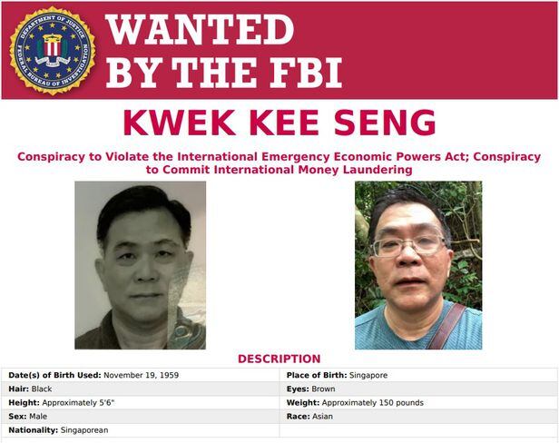 미 연방수사국(FBI)이 공개한 싱가포르인 궉기셍 수배전단 /FBI