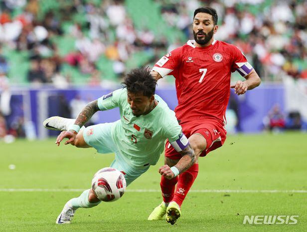 중국, 레바논과 0-0 무승부…아시안컵 첫 승 또 실패
