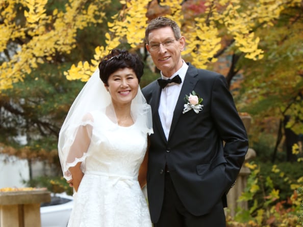 지난 2017년 11월 서울 혜화동 성당에서 올린 결혼식. /한비야 제공