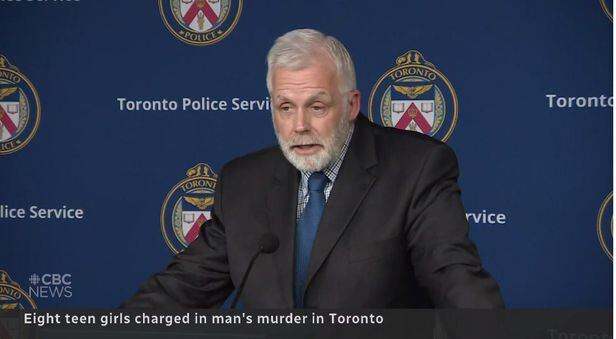 토론토 경찰 관계자가 사건 경위 및 조사 결과를 발표하고 있다. /CBC