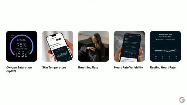 스마트 기기로 심장 소리를 측정하는 기술을 개발 중인 구글. /구글 헬스 행사 캡처