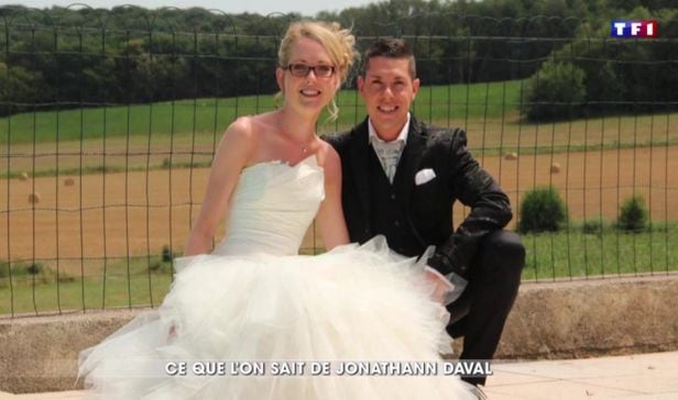 조나탄 다발과 알렉시아의 결혼식 날 모습/TF1
