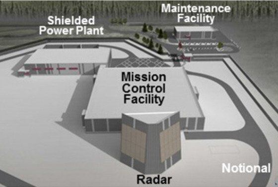 미국 미사일방어청(MDA)이 알래스카에 설치한 장거리식별 레이더(LRDR) 개념도/MDA