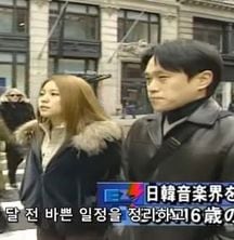 2003년 일본에서 방영된 가수 보아의 다큐멘터리 속 한성수 매니저. /인터넷 캡쳐