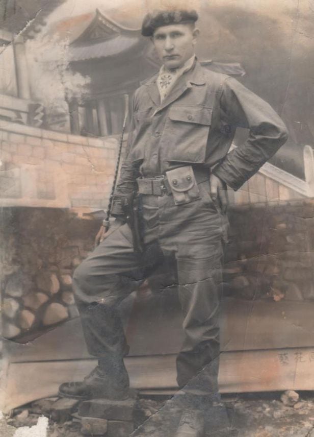 지난달 24일 90세로 별세한 룩셈부르크인 질베르 호펠스씨가 1952년 19세로 6·25전쟁에 참전한 당시 모습. /룩셈부르크 전쟁박물관