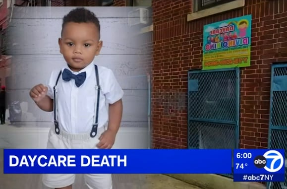 미국 뉴욕 브롱크스의 한 어린이집에서 영아들이 마약에 노출돼 1명이 사망했다. /abc 방송화면 캡처