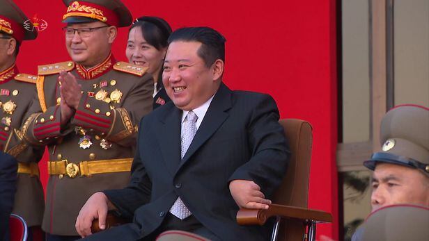 북한 조선중앙TV는 지난 11일 평양의 3대혁명전시관에서 김정은 국무위원장이 참석한 가운데 국방발전전람회 '자위-2021'이 열렸다고 13일 보도했다. /뉴시스