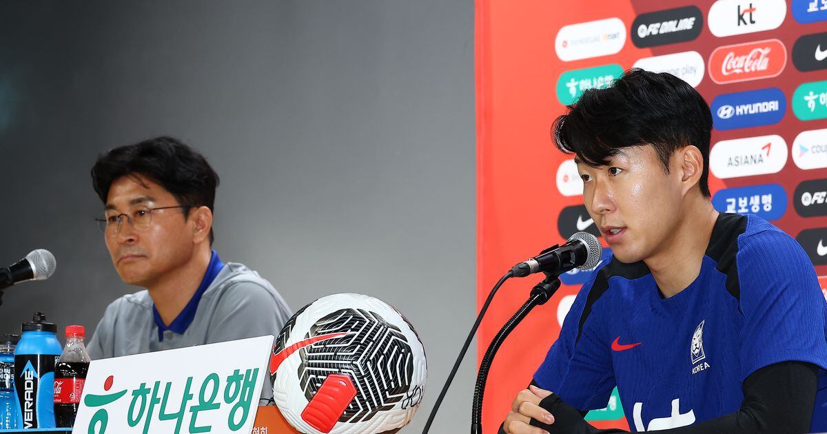 Korean Nationwide Soccer Staff Captain Son Heung-min and Coach Kim Do-hoon Gear Up for Essential World Cup Qualifier Towards China