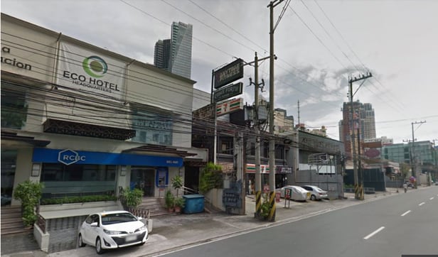 필리핀 마닐라의 '주피터 스트리트'에 위치한 RCBC 은행 지점. 북한 해커들은 이 곳에 유령 인물들을 내세워 해킹한 돈을 받아 인출할 계좌를 열었지만, '주피터'란 이름 때문에 좌절됐다. /구글 지도