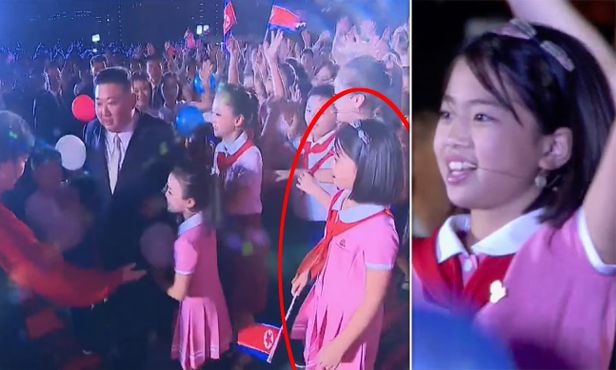 지난 8일 북한 정권 수립 74주년 경축행사에서 공연한 소녀가 김정은 북한 국무위원장의 딸 김주애로 추정된다는 분석이 나왔다. /조선중앙통신