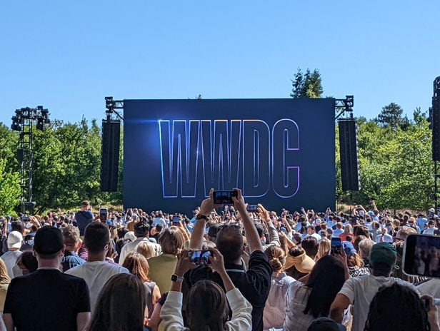 6일(현지시각) 미 캘리포니아 쿠퍼티노 애플파크에서 애플의 연례개발자대회인 WWDC 2022가 열렸다. /김성민 기자